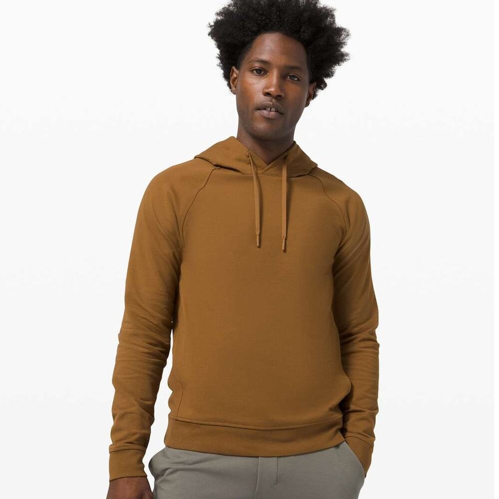 Lululemon City Sweat Pullover Hoodie Burnt Caramel Size Small Unisex Sweatshirt